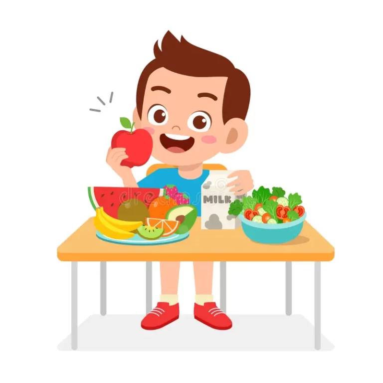 happy-cute-kid-boy-eat-healthy-food-166126133